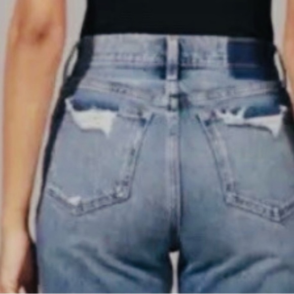 Abercrombie & Fitch Curve Love The Ankle Straight Ultra High Rise Size 26/2 - Picture 2 of 6